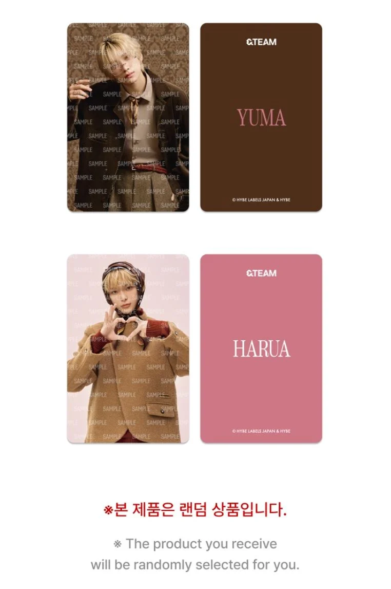 &TEAM - PHOTO CARD (&TEAM FANMEETING 2025)