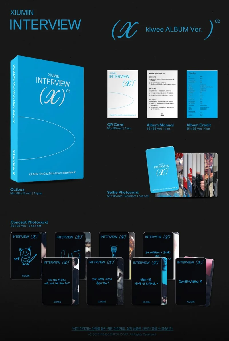 XIUMIN (EXO) - INTERVIEW X (KIWEE ALBUM VER.)