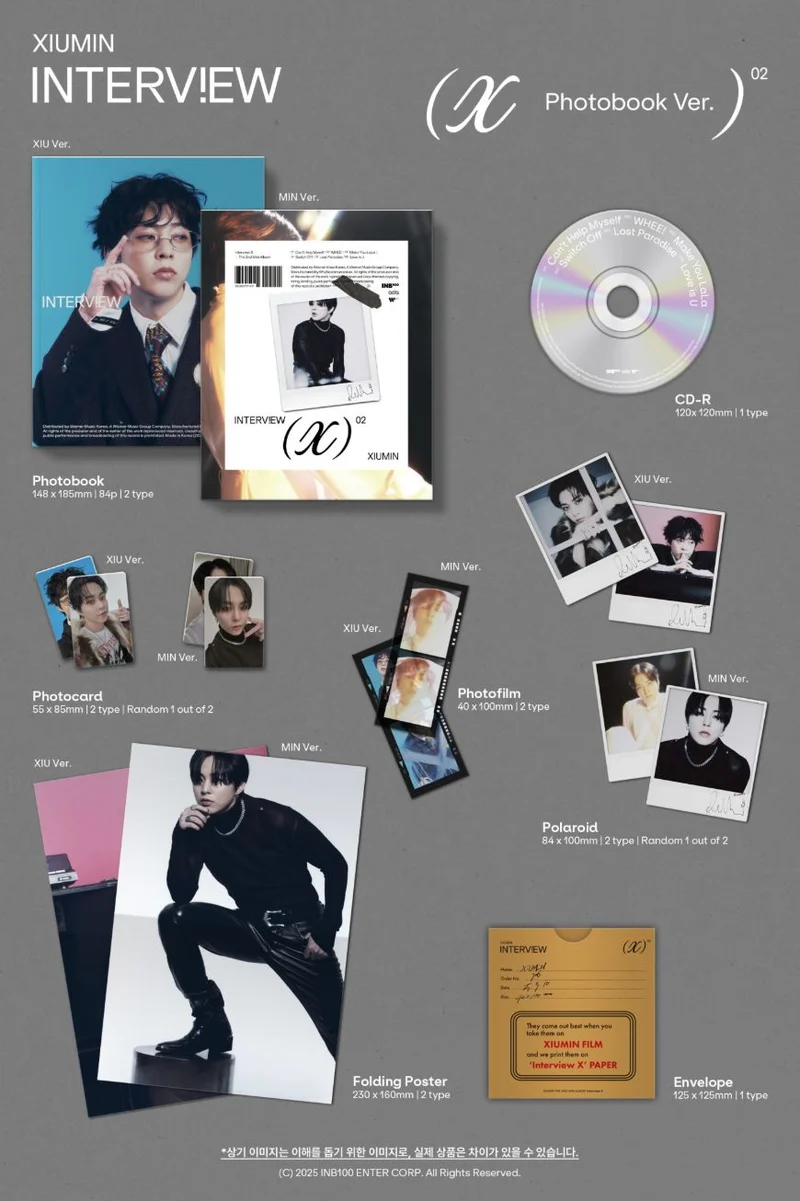 XIUMIN (EXO) - INTERVIEW X (PHOTOBOOK VER.)