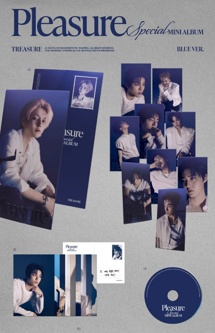 TREASURE - PLEASURE (BLUE VER.)