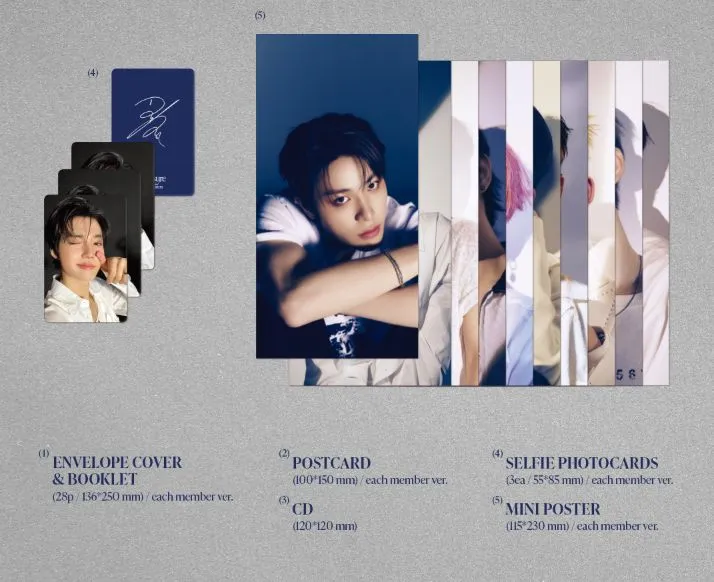 TREASURE - PLEASURE (BLUE VER.)