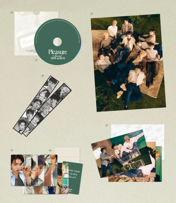 TREASURE - PLEASURE (YELLOW VER. / GREEN VER.)