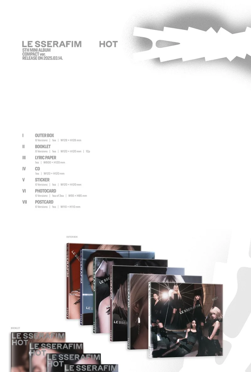 LE SSERAFIM - HOT (COMPACT VER.)