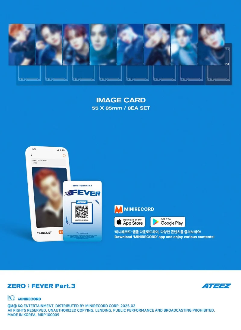 ATEEZ - ZERO : FEVER PART.3 (PLATFORM VER.) + Mini Record Gift