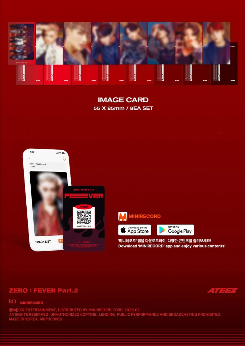 ATEEZ - ZERO : FEVER PART.2 (PLATFORM VER.) + Mini Record Gift