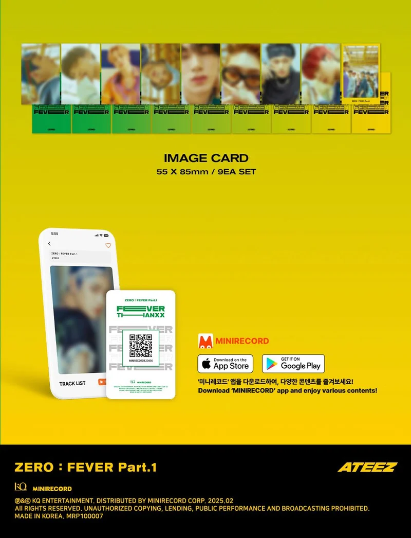 ATEEZ - ZERO : FEVER PART.1 (PLATFORM VER.) + Mini Record Gift
