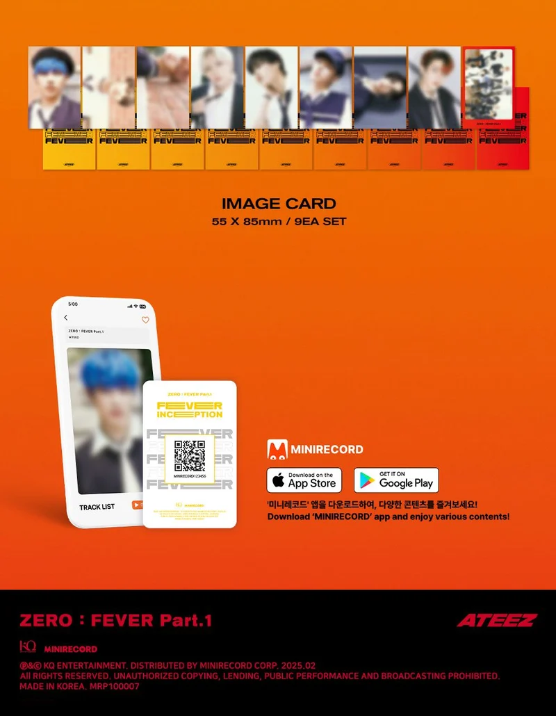 ATEEZ - ZERO : FEVER PART.1 (PLATFORM VER.) + Mini Record Gift