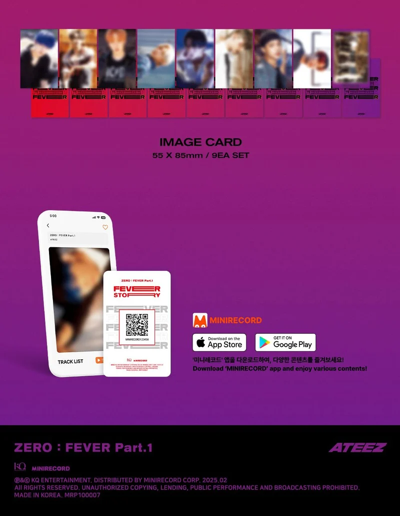 ATEEZ - ZERO : FEVER PART.1 (PLATFORM VER.) + Mini Record Gift