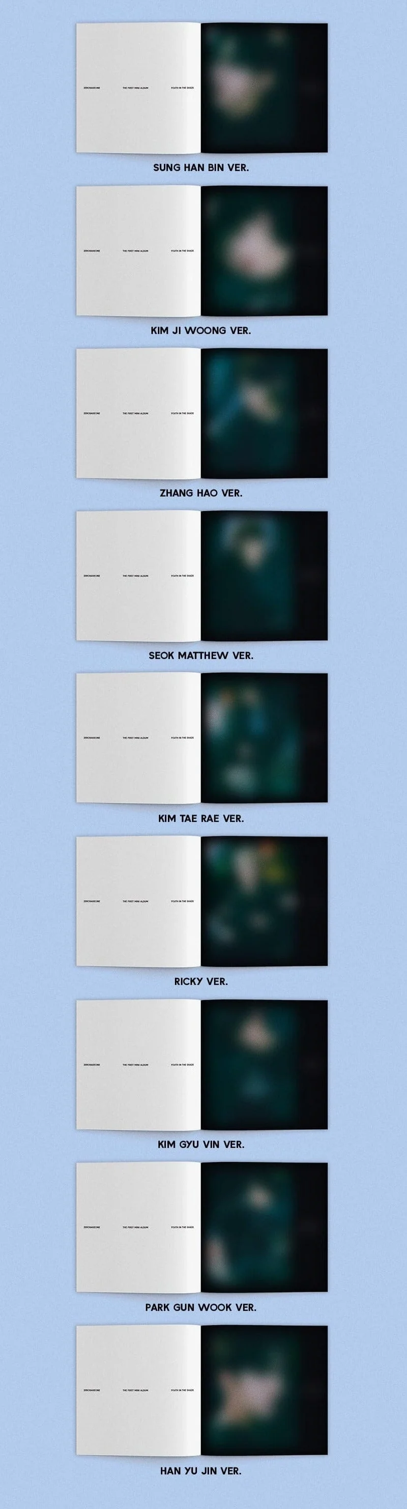 ZB1 - YOUTH IN THE SHADE (DIGIPACK VER.)