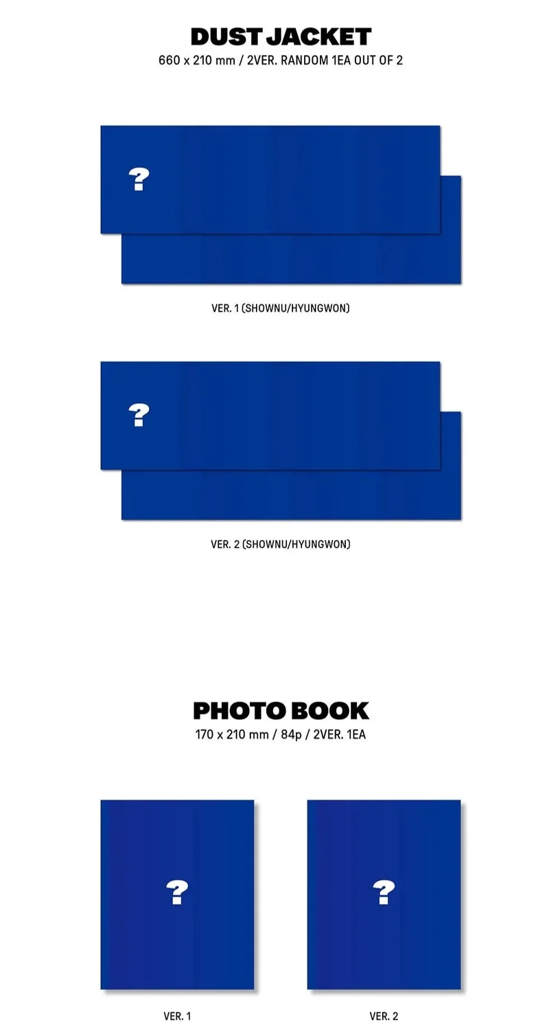 SHOWNU X HYUNGWON (MONSTA X) - THE UNSEEN (1ST MINI ALBUM)