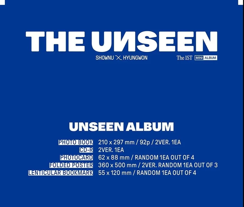SHOWNU X HYUNGWON (MONSTA X) - THE UNSEEN (LIMITED VER.)