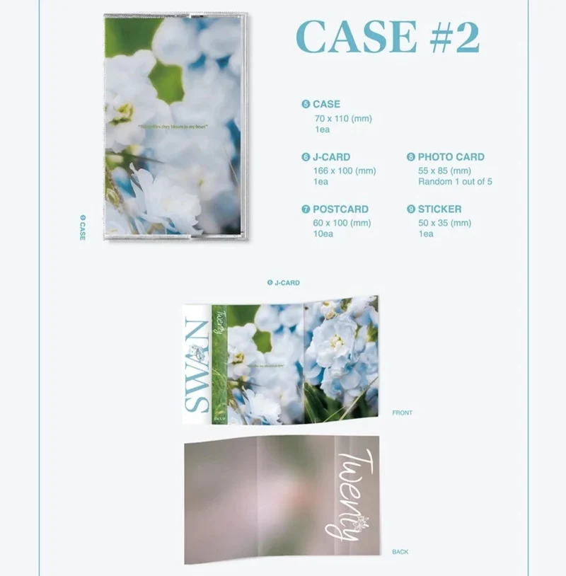 SWAN (PURPLE KISS) - TWENTY (1ST SINGLE ALBUM)