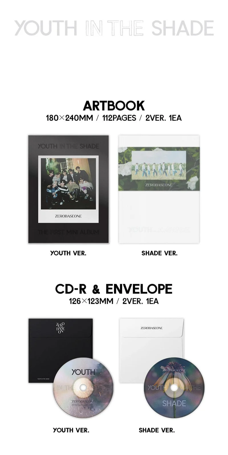 ZB1 - YOUTH IN THE SHADE (1ST MINI ALBUM)