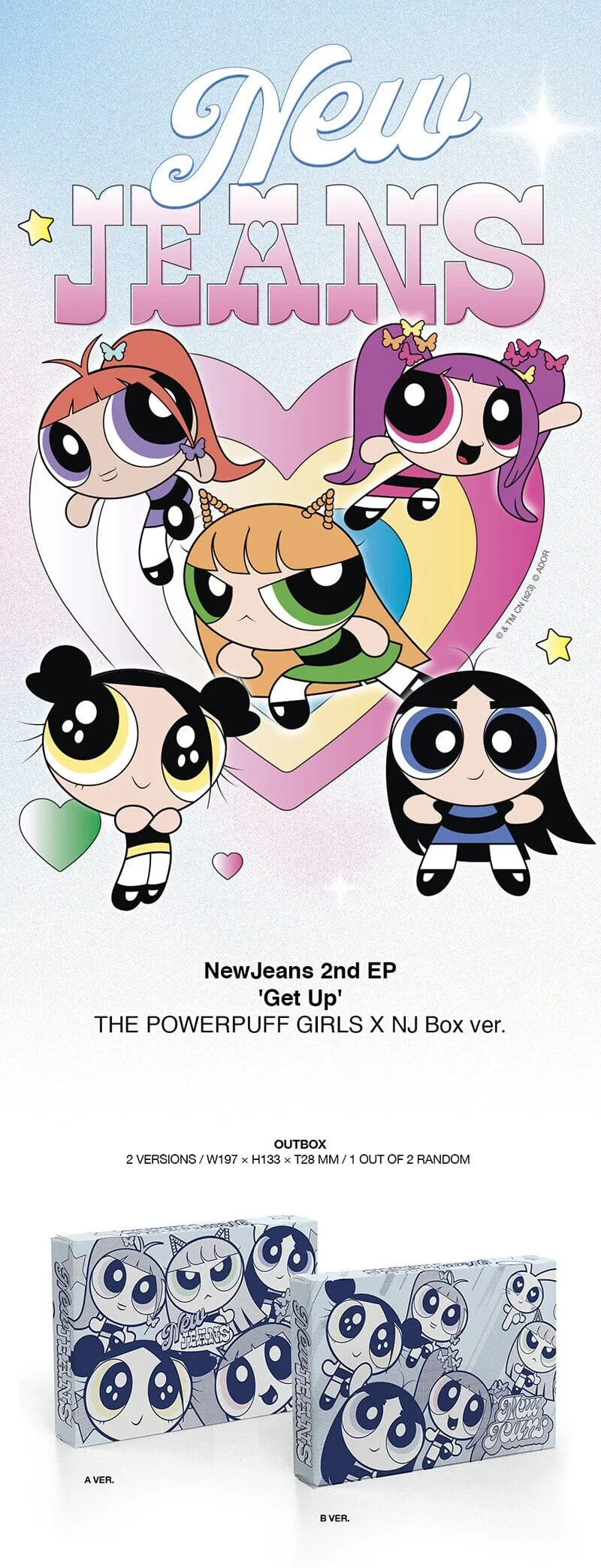 NewJeans – 2nd EP Get Up (The POWERPUFF GIRLS X NJ Box)
