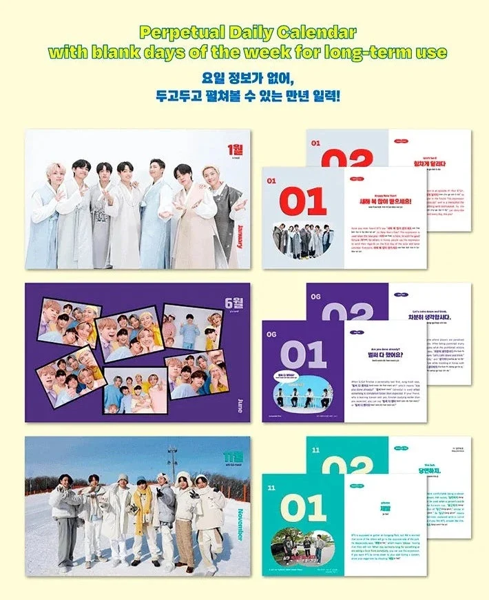 BTS - 365 BTS DAYS (KOREAN EXPRESSIONS CALENDAR)