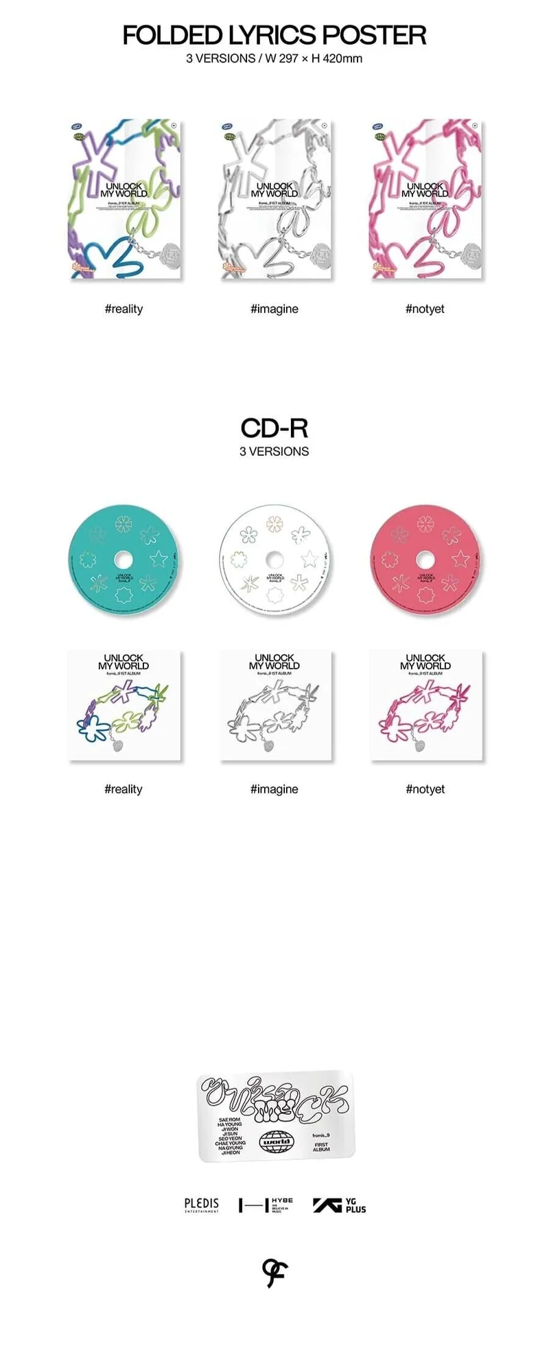 FROMIS_9 - UNLOCK MY WORLD (1ST ALBUM)