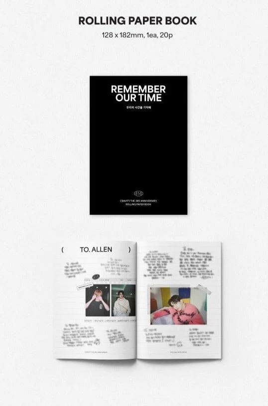 CRAVITY - THE 3RD ANNIVERSARY PHOTOBOOK [REMEMBER OUR TIME]