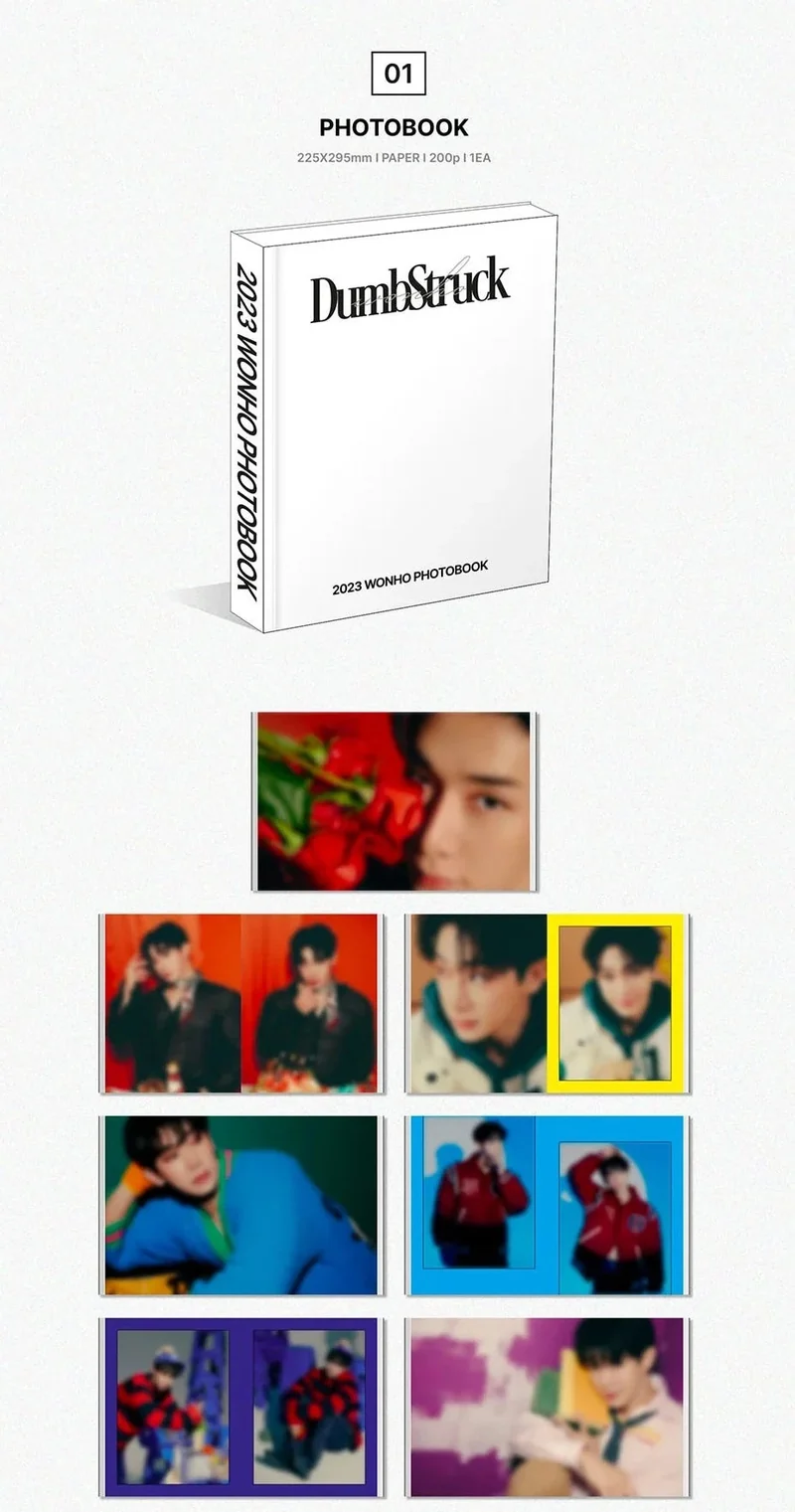 WONHO - 2023 WONHO PHOTOBOOK 'DUMBSTRUCK'