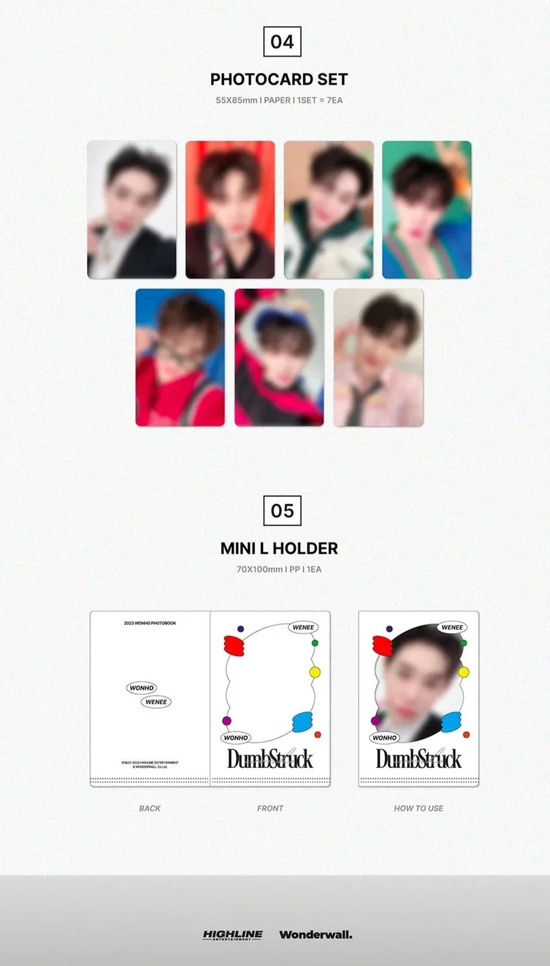 WONHO - 2023 WONHO PHOTOBOOK 'DUMBSTRUCK'