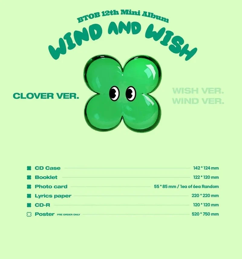 BTOB - WIND AND WISH (CLOVER ver.)