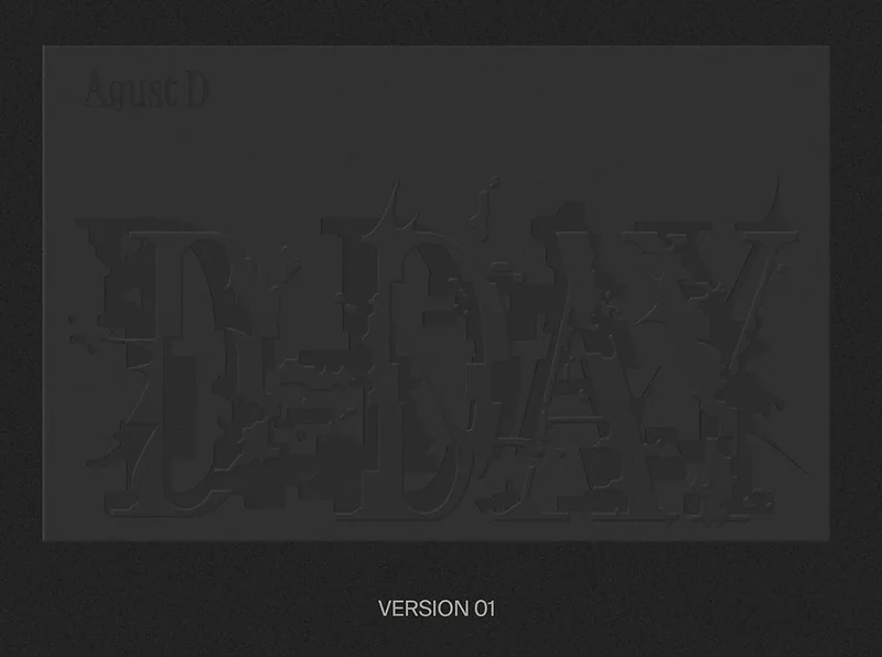 BTS SUGA (AGUST D) - D-DAY (1ST SOLO ALBUM)