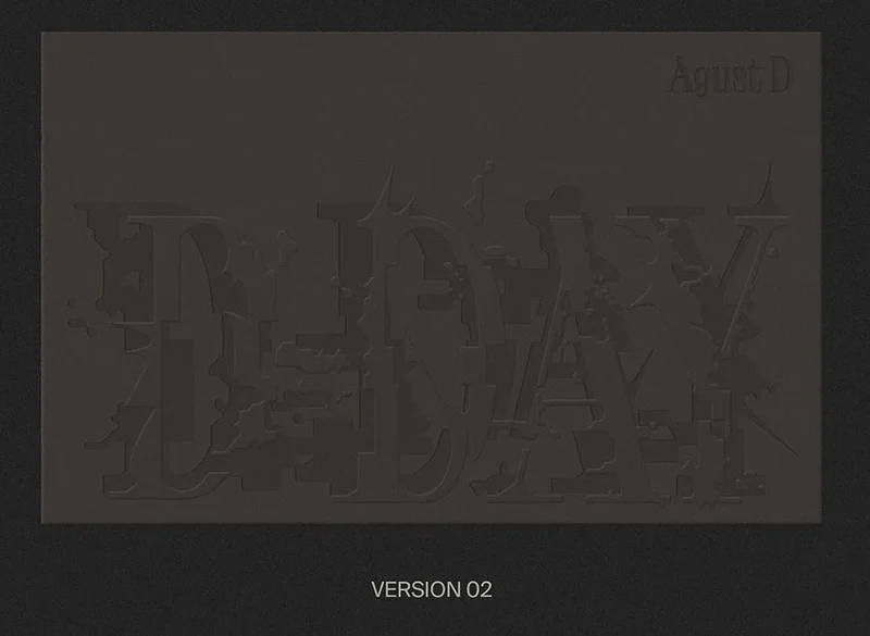BTS SUGA (AGUST D) - D-DAY (1ST SOLO ALBUM)