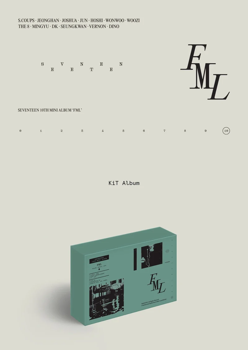 SEVENTEEN - 'FML' (10th Mini Album) Kit Ver.