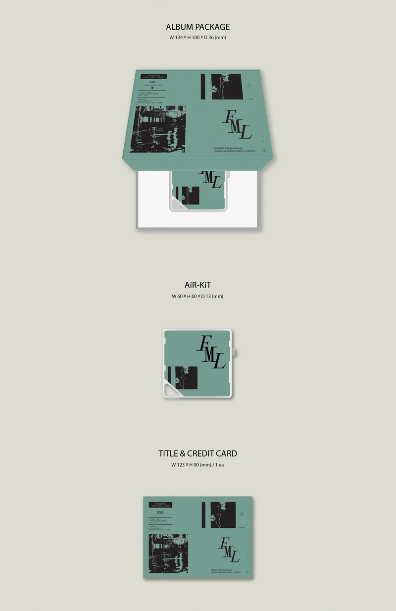 SEVENTEEN - 'FML' (10th Mini Album) Kit Ver.