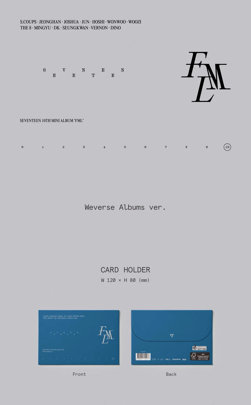 SEVENTEEN - 'FML' (10th Mini Album) WeVerse Album