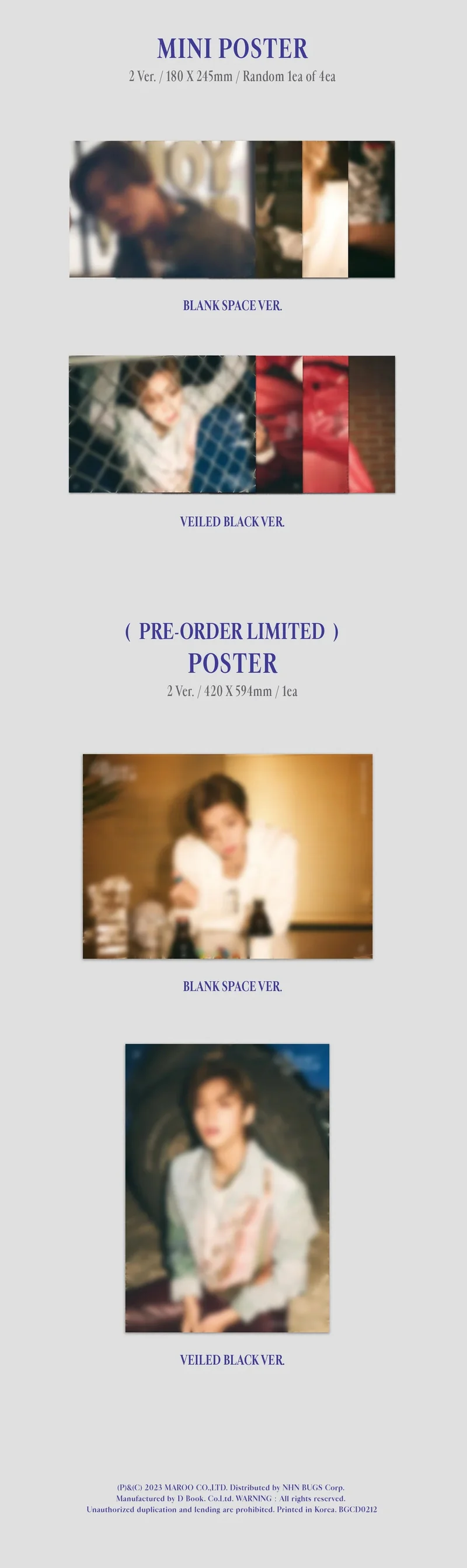 PARK JI HOON - BLANK OR BLACK (7TH MINI ALBUM)