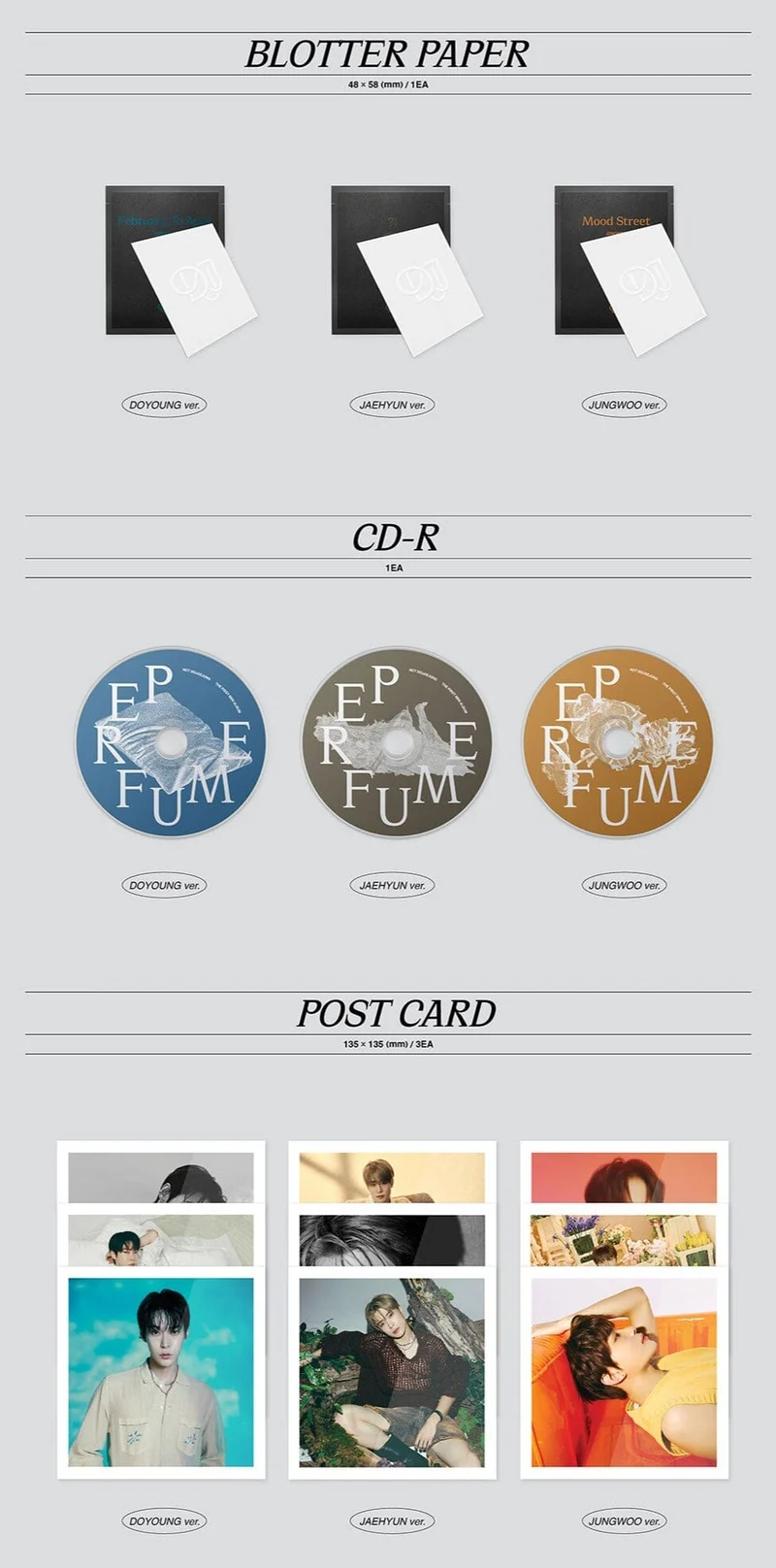 NCT DOJAEJUNG - PERFUME (1ST MINI ALBUM) Box Ver.