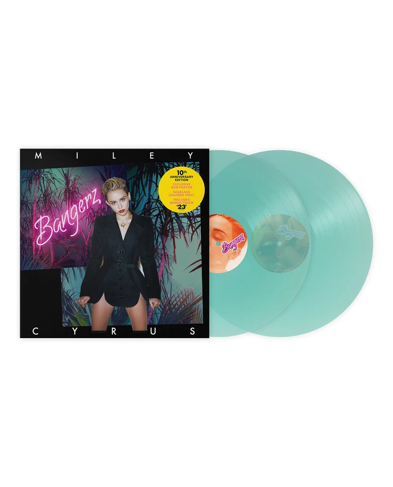 Miley Cyrus - 2LP Vinilo Turquesa "Bangerz" Deluxe Version 10th anniversary