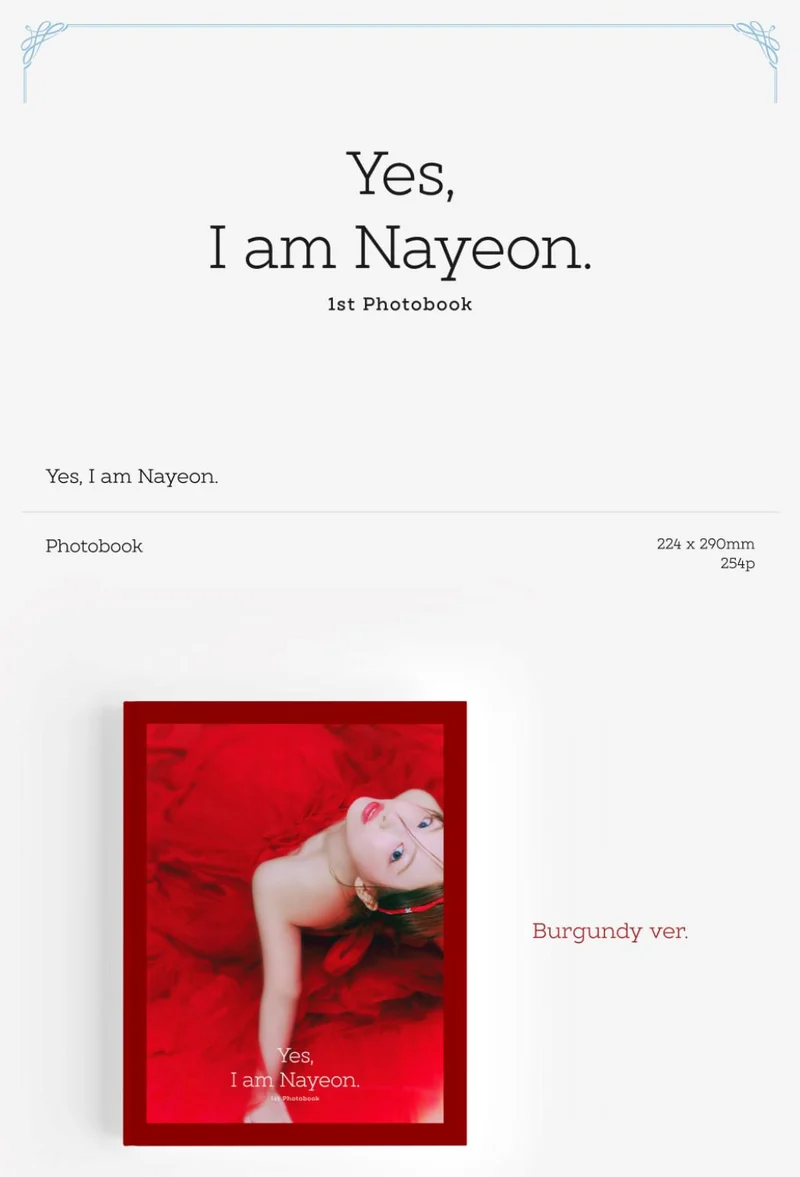 NAYEON (TWICE) - YES, I AM NAYEON. (PHOTOBOOK)