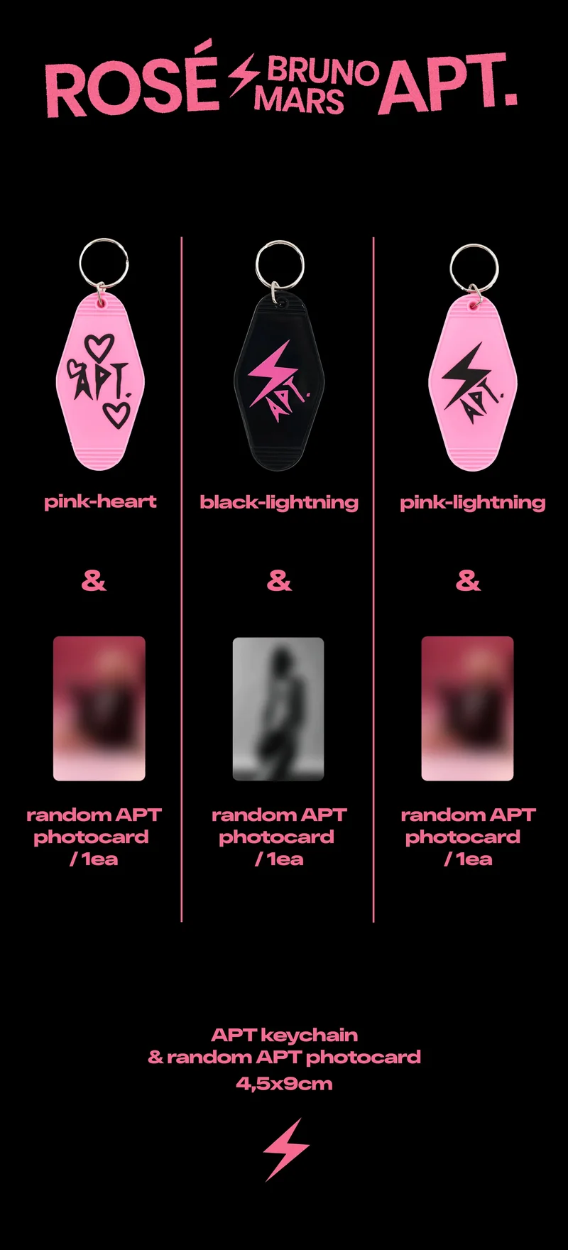 ROSÉ - APT KEYCHAIN ('ROSIE' MD)