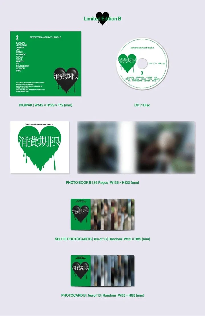 SEVENTEEN - SHOHIKIGEN (JAPAN 4TH SINGLE) LIMITED EDITION