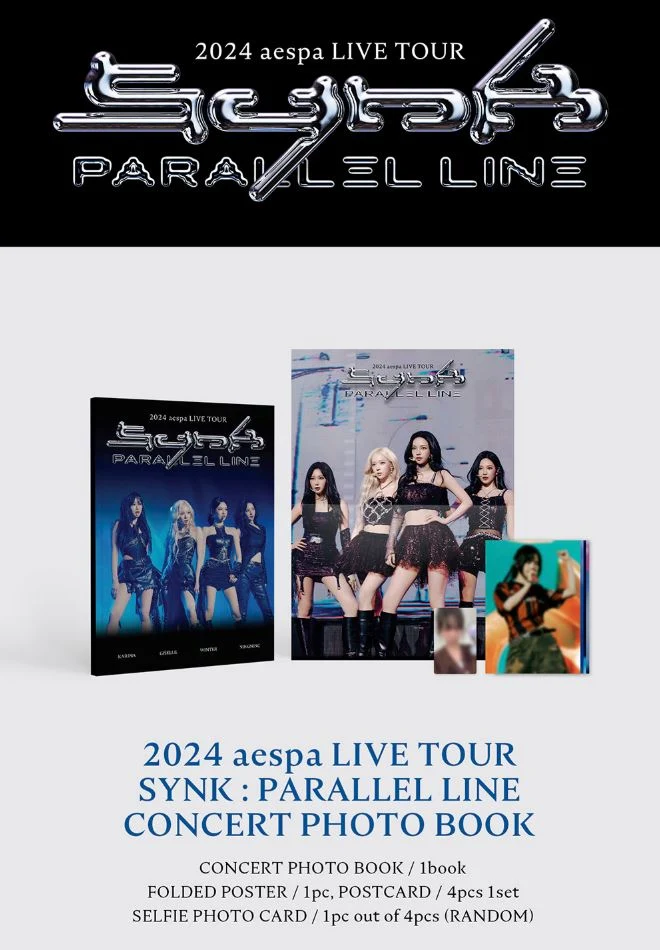 AESPA - CONCERT PHOTO BOOK (2024 AESPA LIVE TOUR ‘SYNK : PARALLEL LINE’)