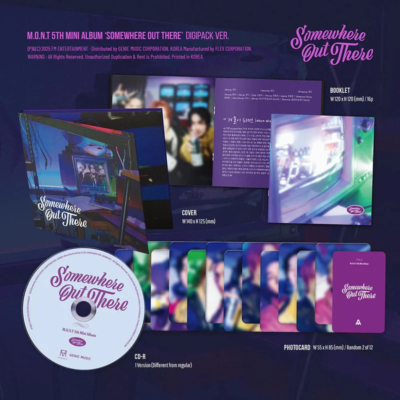 M.O.N.T - SOMEWHERE OUT THERE (DIGIPACK VER)