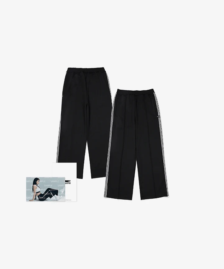 [LE SSERAFIM] 2023 S/S Pop Up : Track Pants (Black)