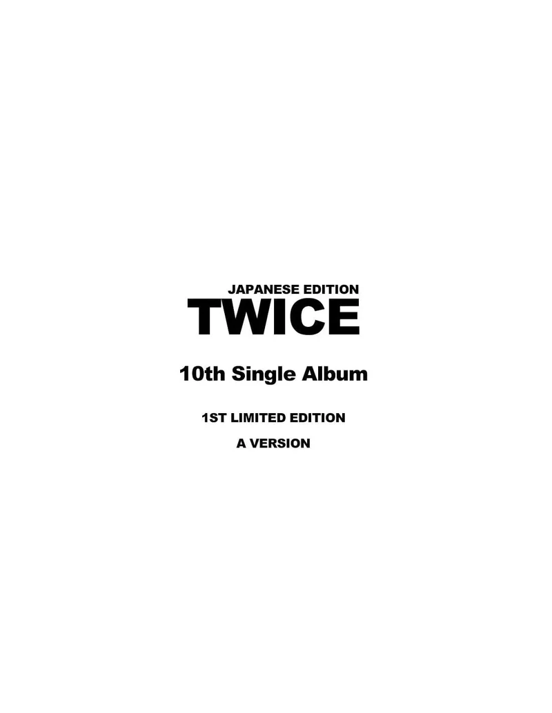 [Japanese Edition] TWICE 10th Single Album