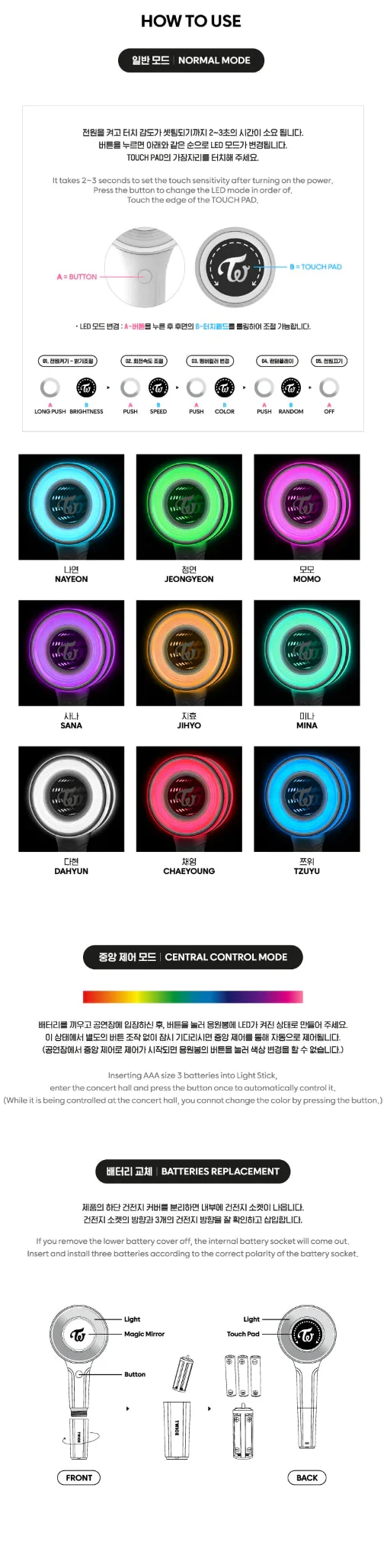 TWICE - CANDYBONG ∞ LIGHT STICK OFICIAL
