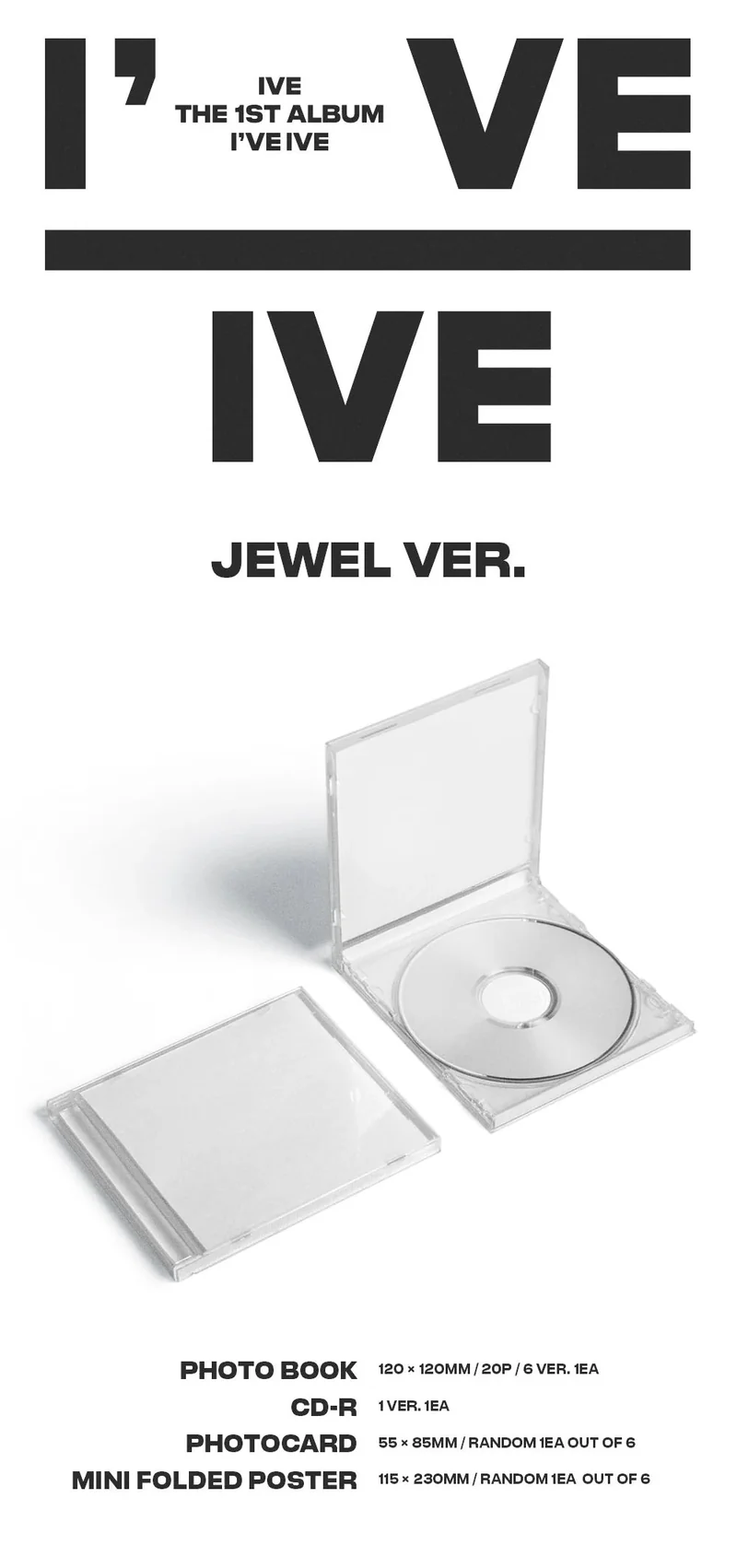 IVE - I'VE IVE (1ST FULL ALBUM) JEWEL VER.
