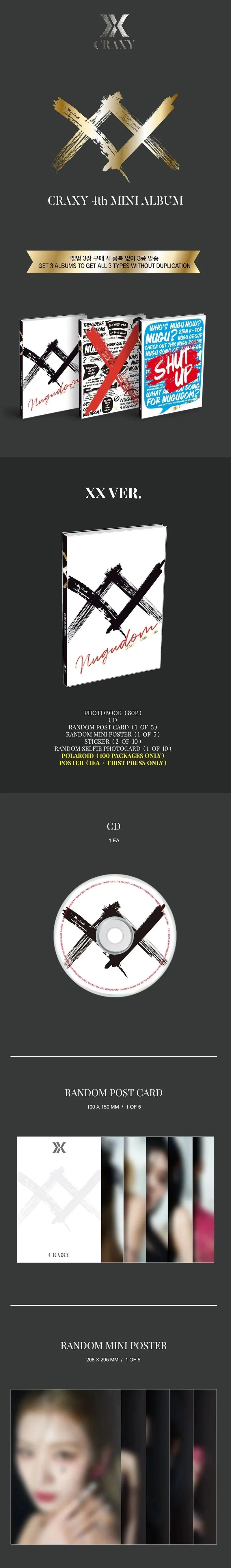 CRAXY - XX (4TH MINI ALBUM)
