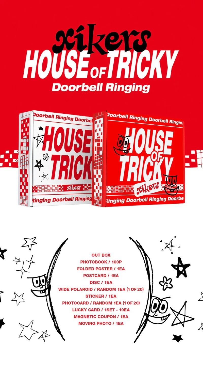 XIKERS - HOUSE OF TRICKY DOORBELL RINGING (1ST MINI ALBUM)