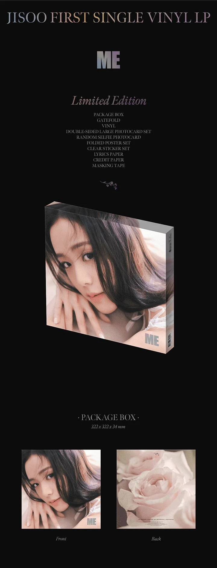 JISOO (BLACKPINK) - 1st Single [VINYL LP] (Limited Edition ver.)