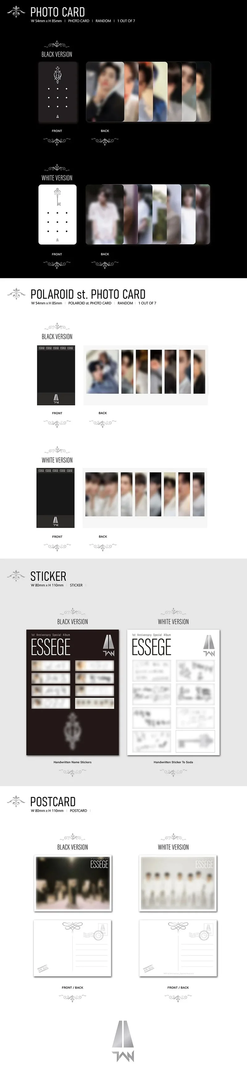 TAN - ESSEGE 1ST ANNIVERSARY SPECIAL ALBUM (META VER.)