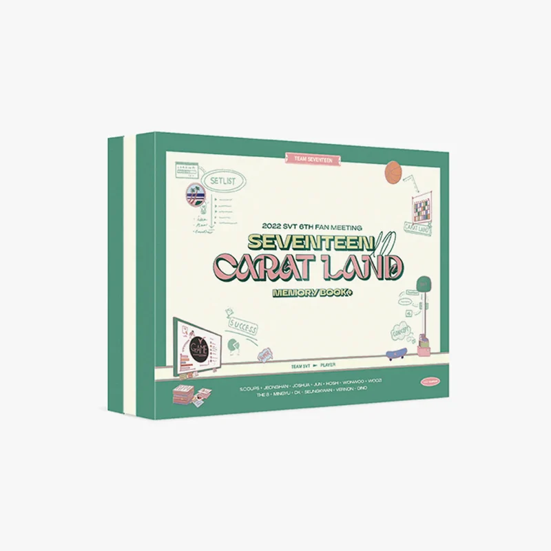 SEVENTEEN - SEVENTEEN IN CARAT LAND MEMORY BOOK + DVD