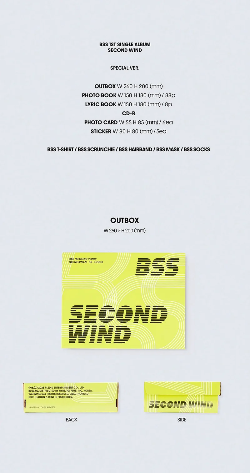 SEVENTEEN BSS - SECOND WIND (SPECIAL VER.)