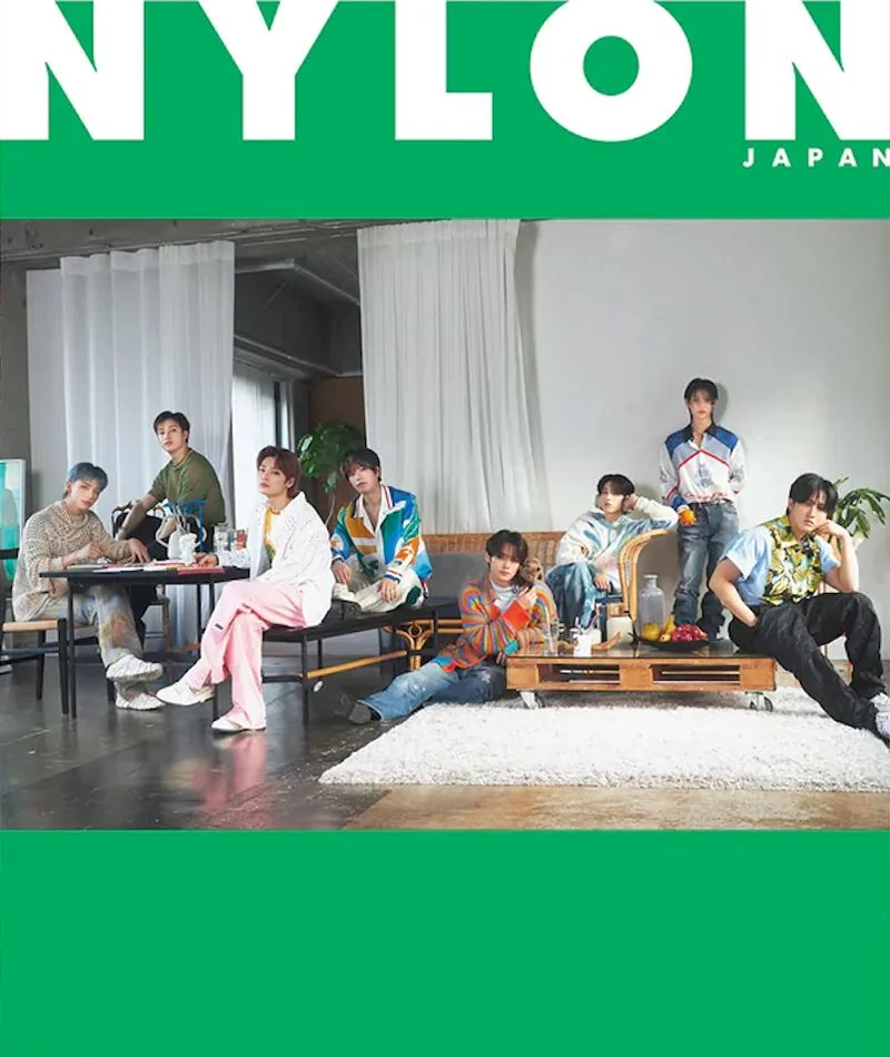 STRAY KIDS: DOUBLE SIDE COVER NYLON (JAPAN MAGAZINE 2023 MARCH ISSUE)