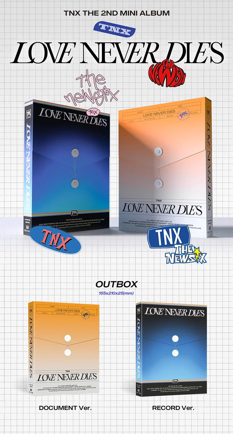 TNX - LOVE NEVER DIES (2ND MINI ALBUM)