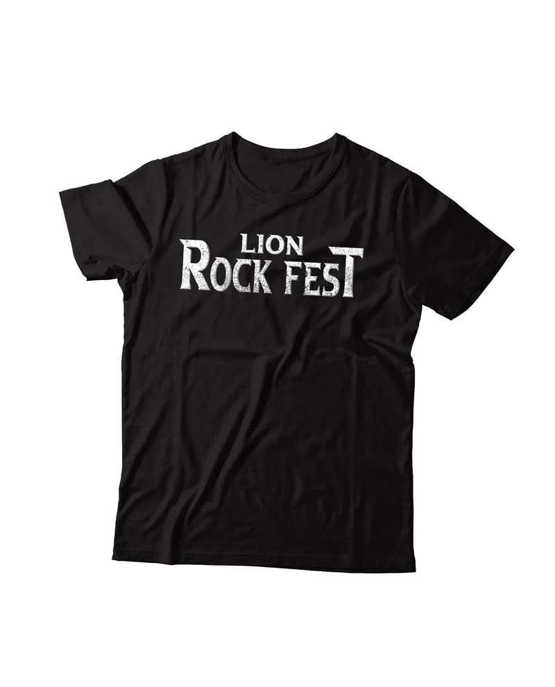 Lion Rock Fest - Camiseta Oficial Lion Rock Fest 2023 Negra